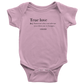 TRUE LOVE BODY SUIT