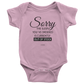 OUT OF STOCK BABYSUIT