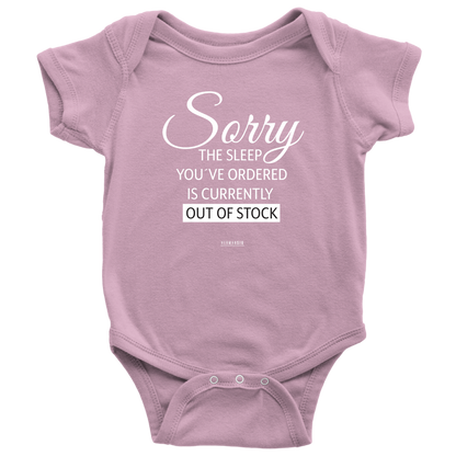 OUT OF STOCK BABYSUIT WHITE