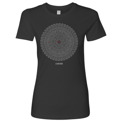 LOVE SHIRT WOMAN BLACK