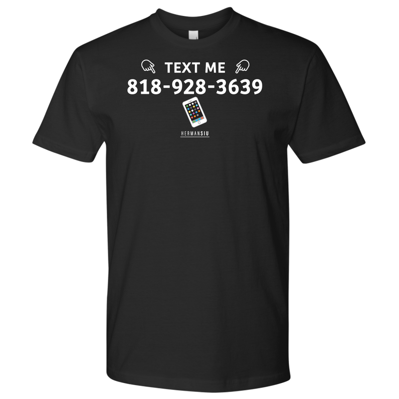 TEXT ME T-SHIRT black