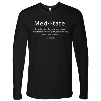 MEDITATE L/S UNISEX TEE