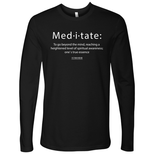 MEDITATE L/S UNISEX TEE