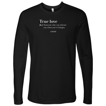 TRUE LOVE LONG SLEVE BLACK