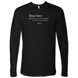 TRUE LOVE LONG SLEVE BLACK