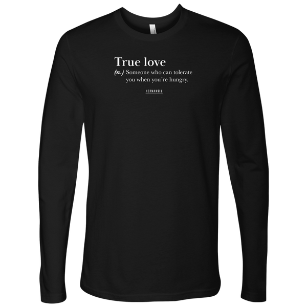 TRUE LOVE LONG SLEVE BLACK