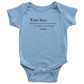 TRUE LOVE BODY SUIT