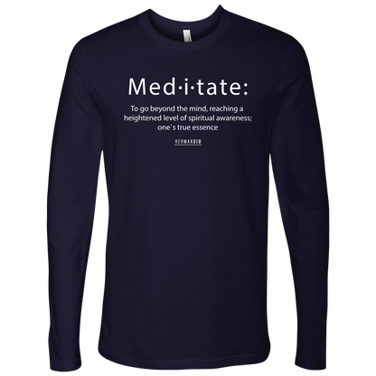 MEDITATE L/S UNISEX TEE