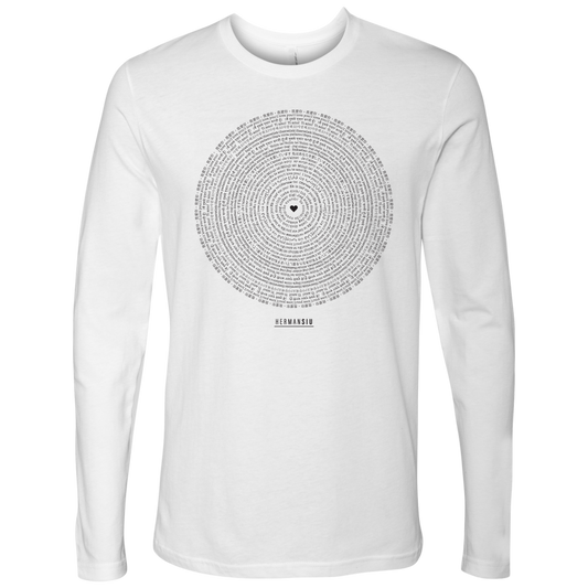 NEXT LEVEL MEN LONG SLEEVE BLACK I LOVE YOU
