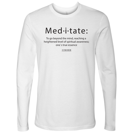 MEDITATE L/S UNISEX TEE
