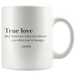 TRUE LOVE MUGS BLACK & WHITE