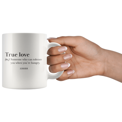 TRUE LOVE MUGS BLACK & WHITE