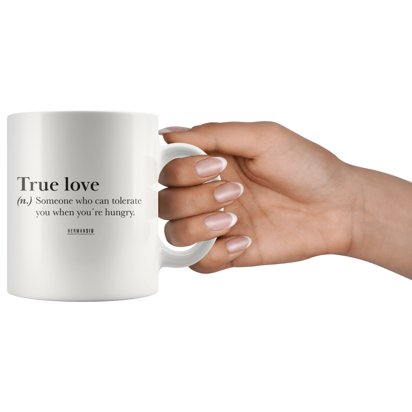 TRUE LOVE MUGS BLACK & WHITE