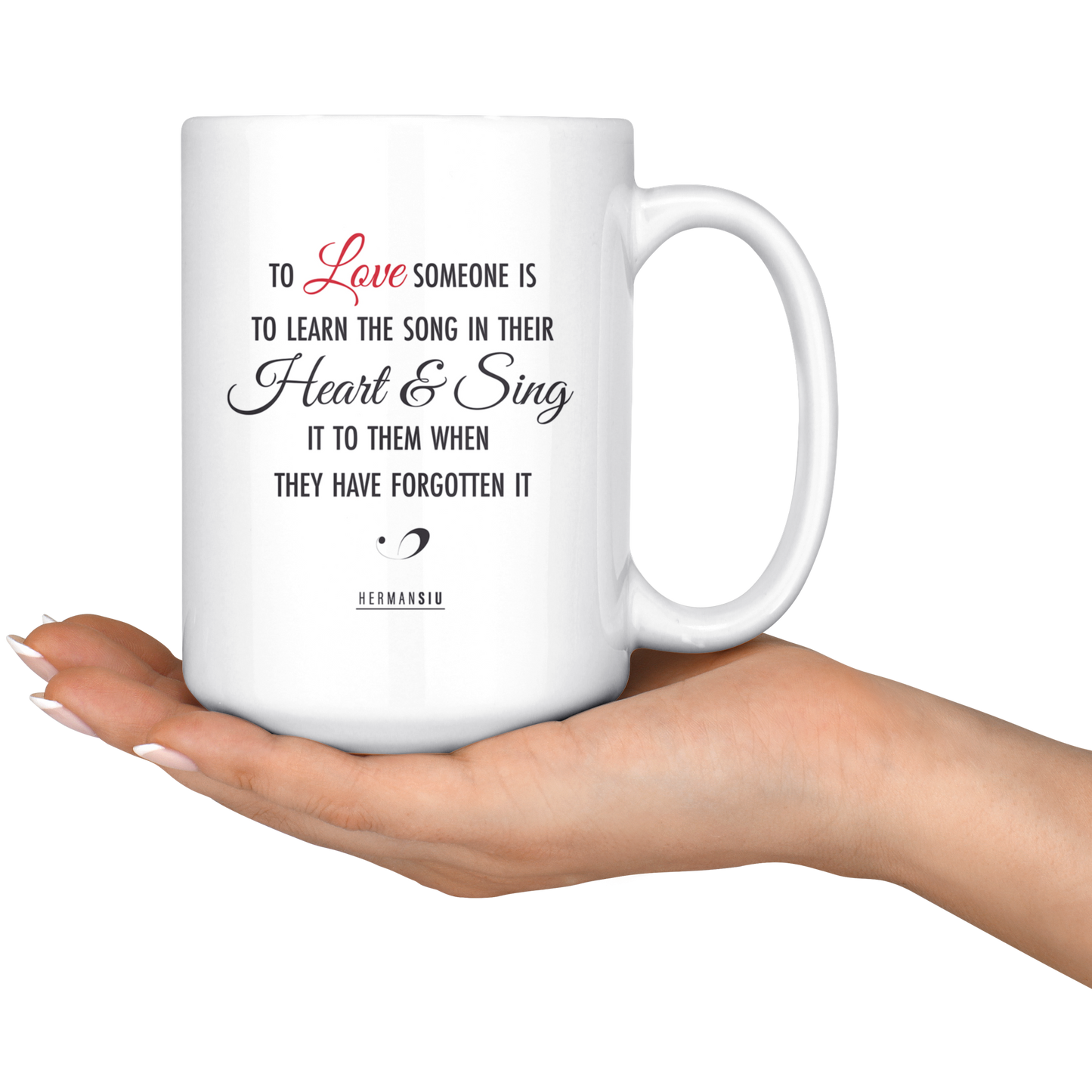 LOVE QUOTE MUG
