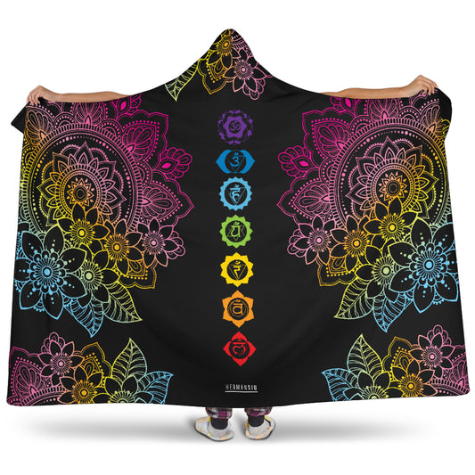 HOODED  CHAKRA BLANKET