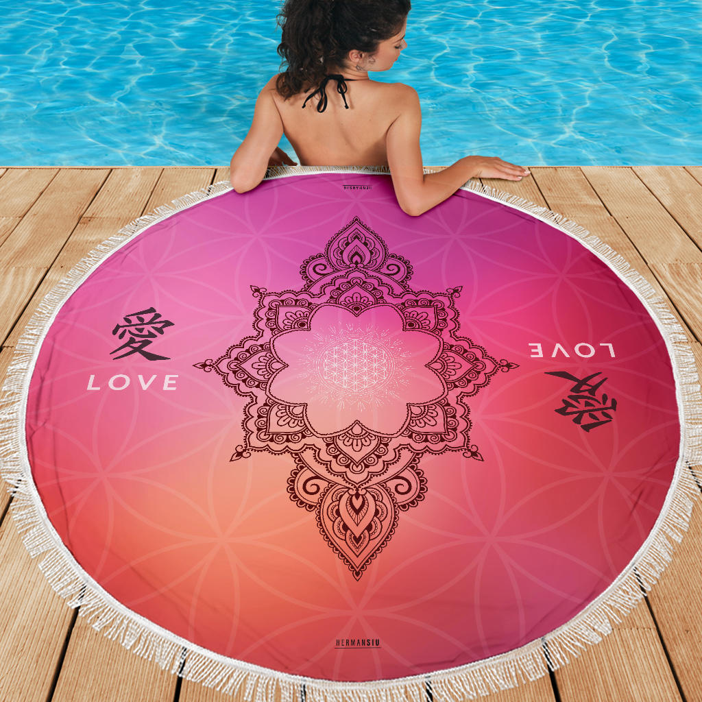 LOVE MEDITATION / BEACH MAT