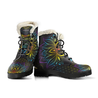 LOTUS FAUX FUR BOOTS