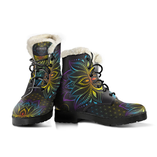 LOTUS FAUX FUR BOOTS
