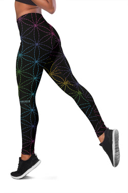 FLOWER OF LIFE PREMIUM YOGA LEGGINGS