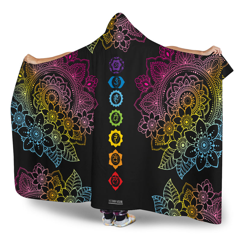 HOODED  CHAKRA BLANKET