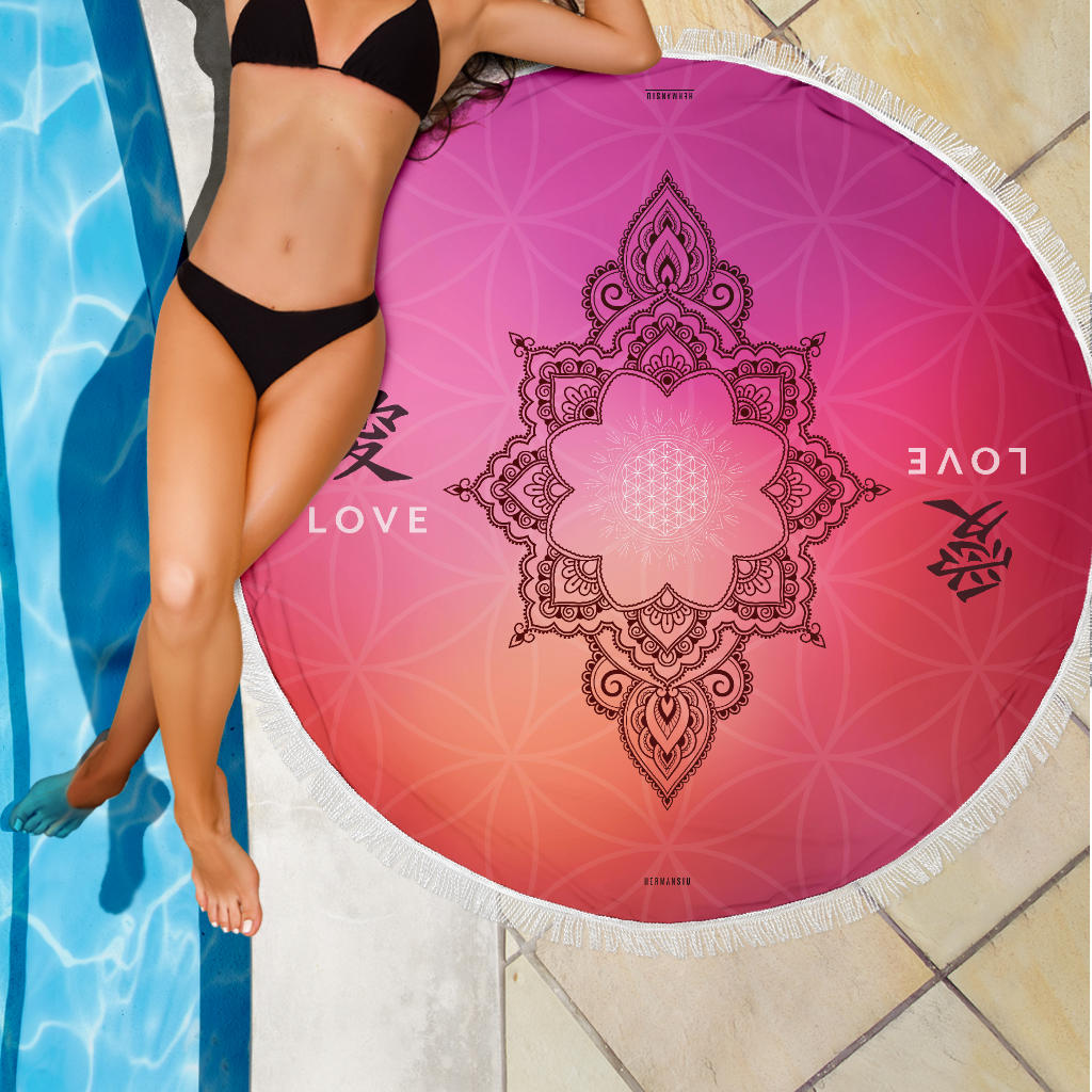 LOVE MEDITATION / BEACH MAT