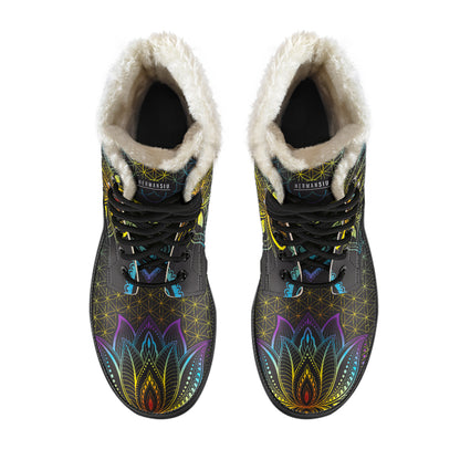 LOTUS FAUX FUR BOOTS