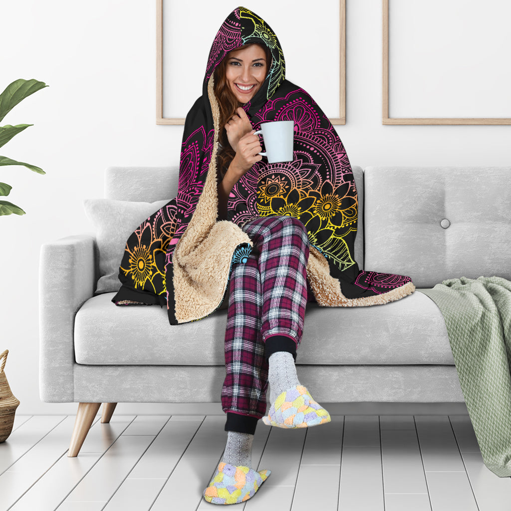 HOODED  CHAKRA BLANKET