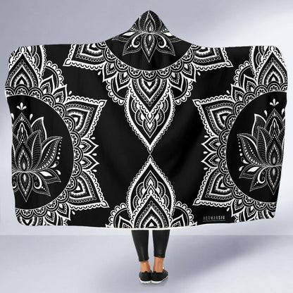 MANDALA HOODED BLANKET
