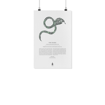 Snake Zodiac Poster 11" x17"
