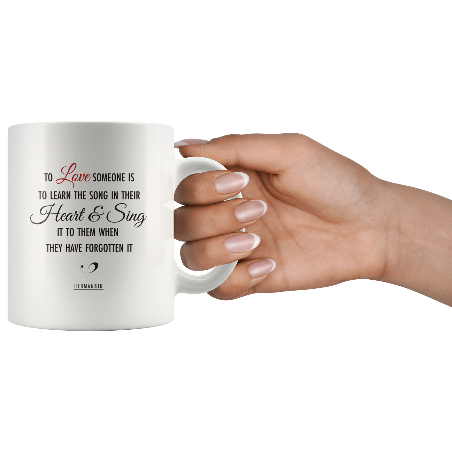LOVE QUOTE MUG