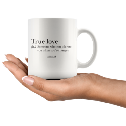 TRUE LOVE MUGS BLACK & WHITE