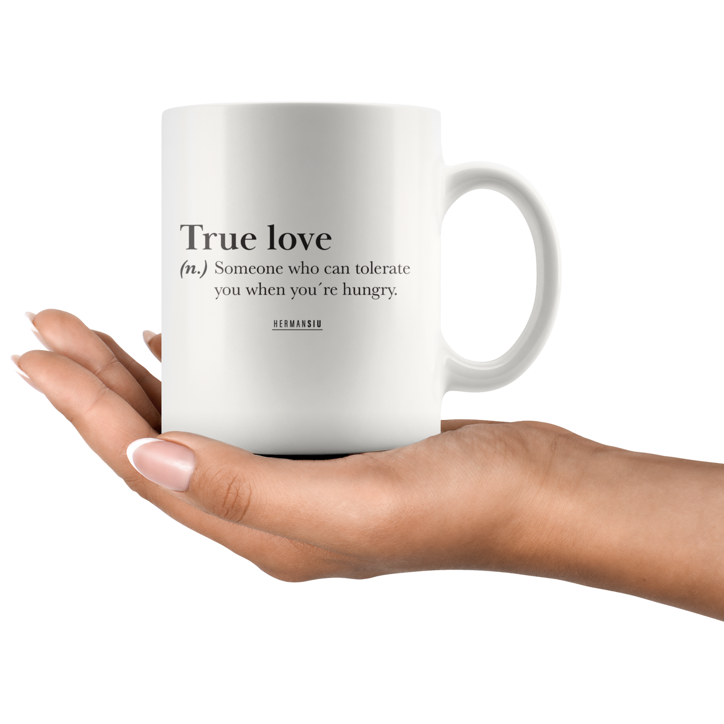 TRUE LOVE MUGS BLACK & WHITE