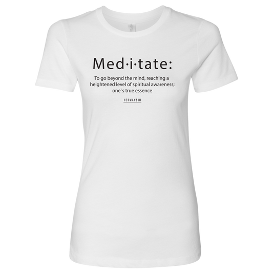 MEDITATE WOMEN´S TEE