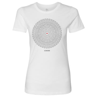 LOVE SHIRT WOMAN WHITE