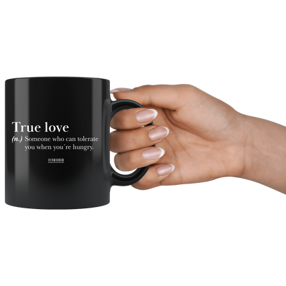 TRUE LOVE MUGS BLACK & WHITE