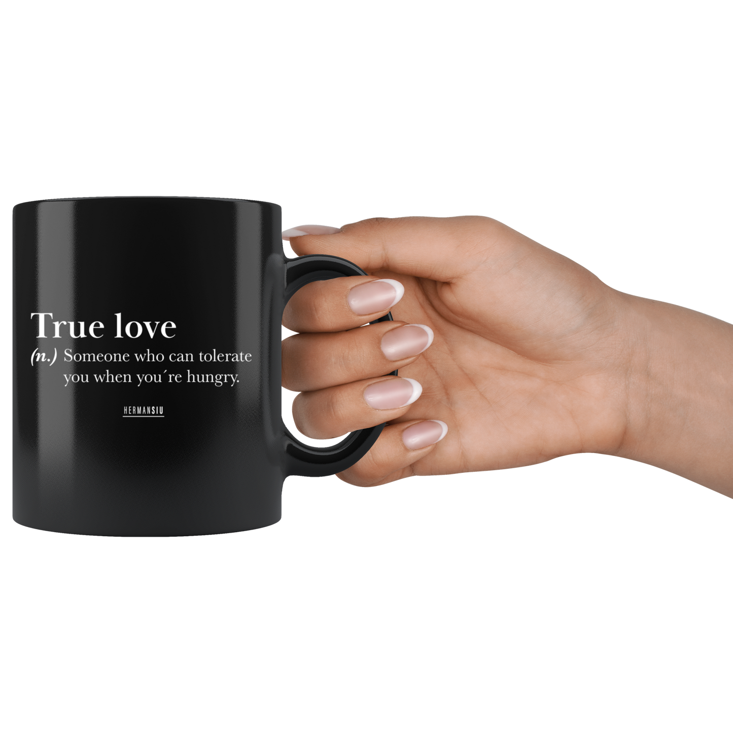 TRUE LOVE MUGS BLACK & WHITE