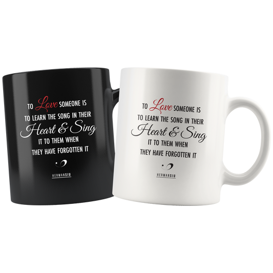 THE LOVE MUGS BLACK & WHITE