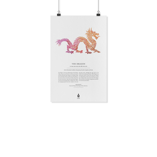 Dragon Zodiac Poster 11" x17"