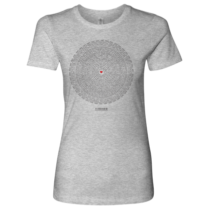LOVE SHIRT WOMAN WHITE