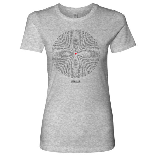 LOVE SHIRT WOMAN WHITE