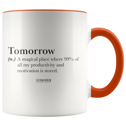 TOMORROW MUG